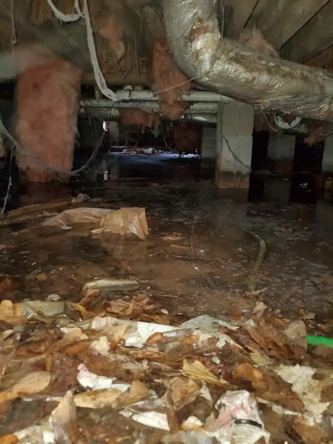 Crawl space flood assessment for Leak Detection & Repair in Fairborn