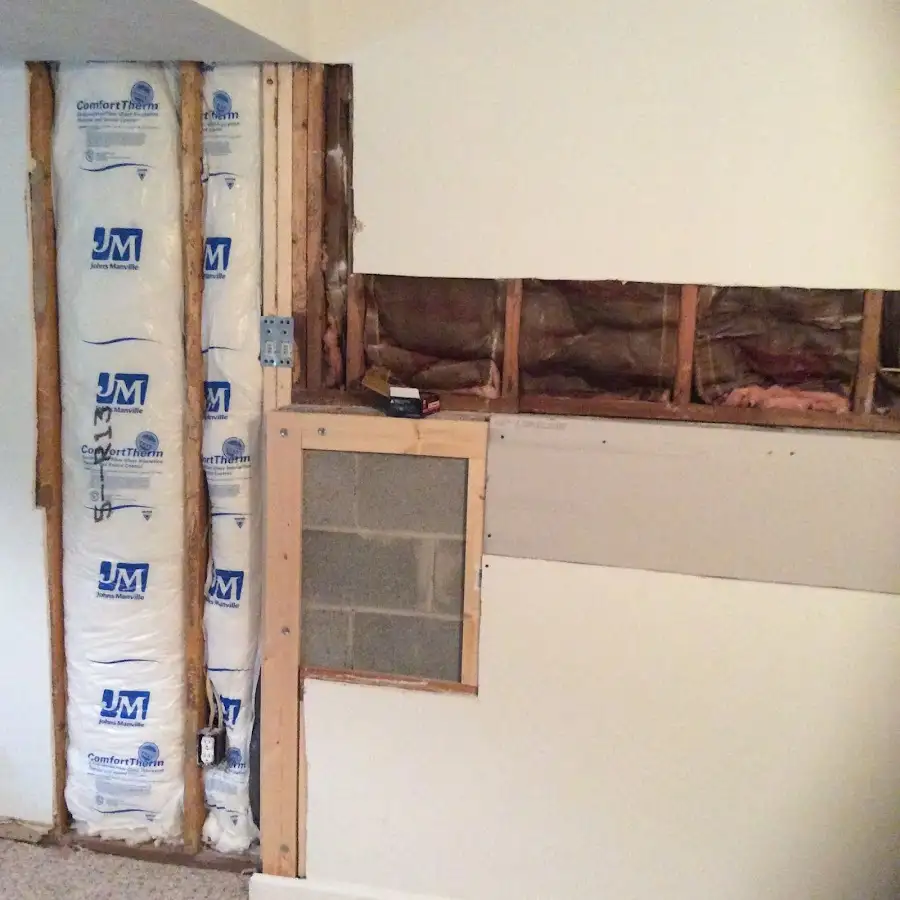 Wall insulation replacement during Odor Removal & Deodorization in Fairborn